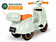 MOTO ELETRICA INFANTIL LAMBRETA COM BAGAGEIRO VERDE MULTMAXX MTX166 - Imagem 4