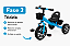 TRICICLO INFANTIL COM EMPURRADOR MULTMAXX AZUL MTX174 - Imagem 2