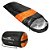 Saco de dormir VIPER Nautika NTK Preto e Laranja 5°C à 12°C 230100 - Imagem 1