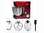 Batedeira Planetária SEMP BA8019VM1 Cherry Inox e Vermelho 5L 800W 110V - Imagem 3