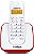 Telefone sem Fio Digital Intelbras TS 3110 Branco e Vermelho - Imagem 1