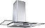 Coifa de Parede 75cm Vidro Reto Duto Slim Nardelli Inox 110v - Imagem 1