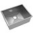 Cuba Cozinha Aço Inox Mekal LR-40 Handmade 40x40x23 - Imagem 1
