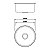 Cuba Redonda Mekal CR-38 Luxo 0.7 Polida Rebord 4.5 380x380x170 01018204 - Imagem 2