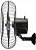 Ventilador Oscilante Parede 50cm STEEL CH HH Premium Bivolt Ventisol - Imagem 2