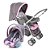 Carrinho Travel System Reverse Cosco NBR Rosa - Imagem 2