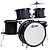 Bateria Infantil Luen Pop Preta 44003PT - Imagem 2
