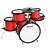 Bateria Infantil Luen Pop Vermelho 44003VM - Imagem 1