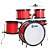 Bateria Infantil Luen Pop Vermelho 44003VM - Imagem 2