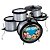 Bateria Infantil Luen Pop Turma da Monica Prata 44003TMPR - Imagem 1