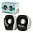 Caixa de Som Amplificada Logitech 2W RMS Z120 Preto/Branco - Imagem 1