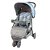 Carrinho de Bebê Junne Ondas Azul Baby Style - Imagem 1