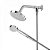 CHUVEIRO EDEN 150 COM DESVIADOR DN15 1/2 CHROME 00985606 - Imagem 1