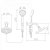 CHUVEIRO EDEN 150 COM DESVIADOR DN15 1/2 CHROME 00985606 - Imagem 3