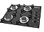 Cooktop 4 Bocas Ultra Chama Bivolt Preto Chamalux 044 - Imagem 1