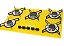 Cooktop 5 Bocas Ultra Chama Bivolt Amarelo Chamalux 081 - Imagem 1
