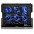 COOLER PARA NOTEBOOK COM 6 FANS LED AZUL HEXA COOLER MULTILASER - AC282 - Imagem 1