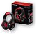 Headset Gamer Warrior Led Rama USB+P3+P2 Vermelho PH219 - Imagem 2