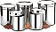 Potes para Mantimentos Brinox 5 PCS Suprema - Imagem 1