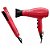 Kit Prancha + Secador Gama Sensation Ceramic Ion 2000w Vermelho 110v - Imagem 1