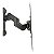Suporte Multivisão MI5PC de parede para TV/Monitor de 26" até 65" preto - Imagem 3