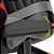 Cadeira Gamer Black Hawk com Apoio Cervical CH05BKRD - Vermelho/Preto - ELG - Imagem 5