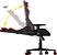 Cadeira Gamer Black Hawk com Apoio Cervical CH05BKRD - Vermelho/Preto - ELG - Imagem 3