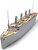 Academy - RMS Titanic Academy's 50th Anniversary Premium Edition with Led  - 1/400 - Imagem 3