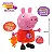 Kit Boneca Peppa Pig e George Pig Atividades Tamanho Grande Menina e Menino Elka - Imagem 4