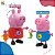 Kit Boneca Peppa Pig e George Pig Atividades Tamanho Grande Menina e Menino Elka - Imagem 7