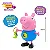 Kit Boneca Peppa Pig e George Pig Atividades Tamanho Grande Menina e Menino Elka - Imagem 6