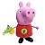 Boneca Peppa Pig Tamanho Grande 24cm com Acessórios Gira Bolinha Elka - Imagem 6