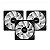 Kit 3 Fans Solid DeepCool RF120 120mm Preto RGB - Imagem 1