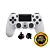 Controle Sem Fio Original PS4 Hall Effect Branco Seminovo - Imagem 1