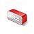Caixa de Som DuraWell Bluetooth Speaker Rádio Relógio SPK-B015 Vermelho - Imagem 1