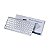 Teclado Wireless Keyboard Kapbom KA-689 Bluetooth Smartphone Tablet TV Prata - Imagem 3