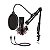 Microfone Condensador Cardióide Fifine T732 com Kit Streamer Preto - Imagem 1