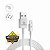 Cabo USB Lightning para iPhone 1m Kapbom KA-312-5G 4.8A - Imagem 1