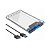 Case HD Externo Kapbom KA-1155 USB 3.0 e SATA 2.5 Pol Transparente - Imagem 2