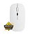 Mouse Kapbom Wireless KA-618 Recarregável Branco - Imagem 1