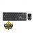 Teclado + Mouse Wireless Knup KP-2064 Preto - Imagem 1