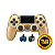 Controle Sem Fio Original PS4 TMR Dourado Seminovo - Imagem 1