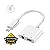 Adaptador para iPhone Lightning Macho para Lightning Fêmea + P2 3.5mm Fêmea - Imagem 1