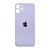 Pç para Apple Tampa Traseira iPhone 12 Roxo - Imagem 1
