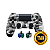 Controle Sem Fio Original PS4 TMR Cinza Camuflado Seminovo - Imagem 1
