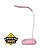 Luminária de Mesa Recarregável LED Kapbom KA-T1709 Rosa - Imagem 1