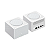 Kit Roteador + Repetidor Wi-Fi Mesh Knup KP-RW404/MS Branco - Imagem 2