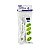 Filtro de Linha Régua Extensão Elétrica 4 Tomadas 1.5m Knup Branco - Imagem 6