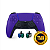 Controle Sem Fio Original PS5 DualSense TMR Galactic Purple Seminovo - Imagem 1
