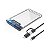 Case para HD Externo Kapbom KA-1152TY USB-C 2.5'' Transparente - Imagem 1